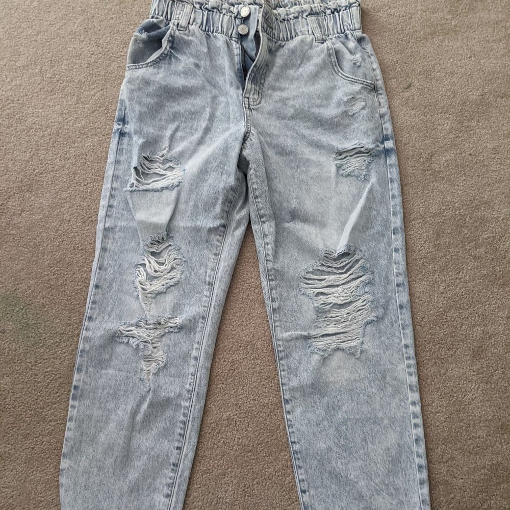 SO Juniors High Rise Mom Jean, Size 11/30W